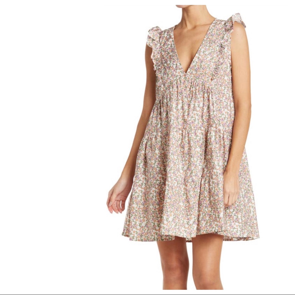 NWT! Floral Cotton Prairie Dress